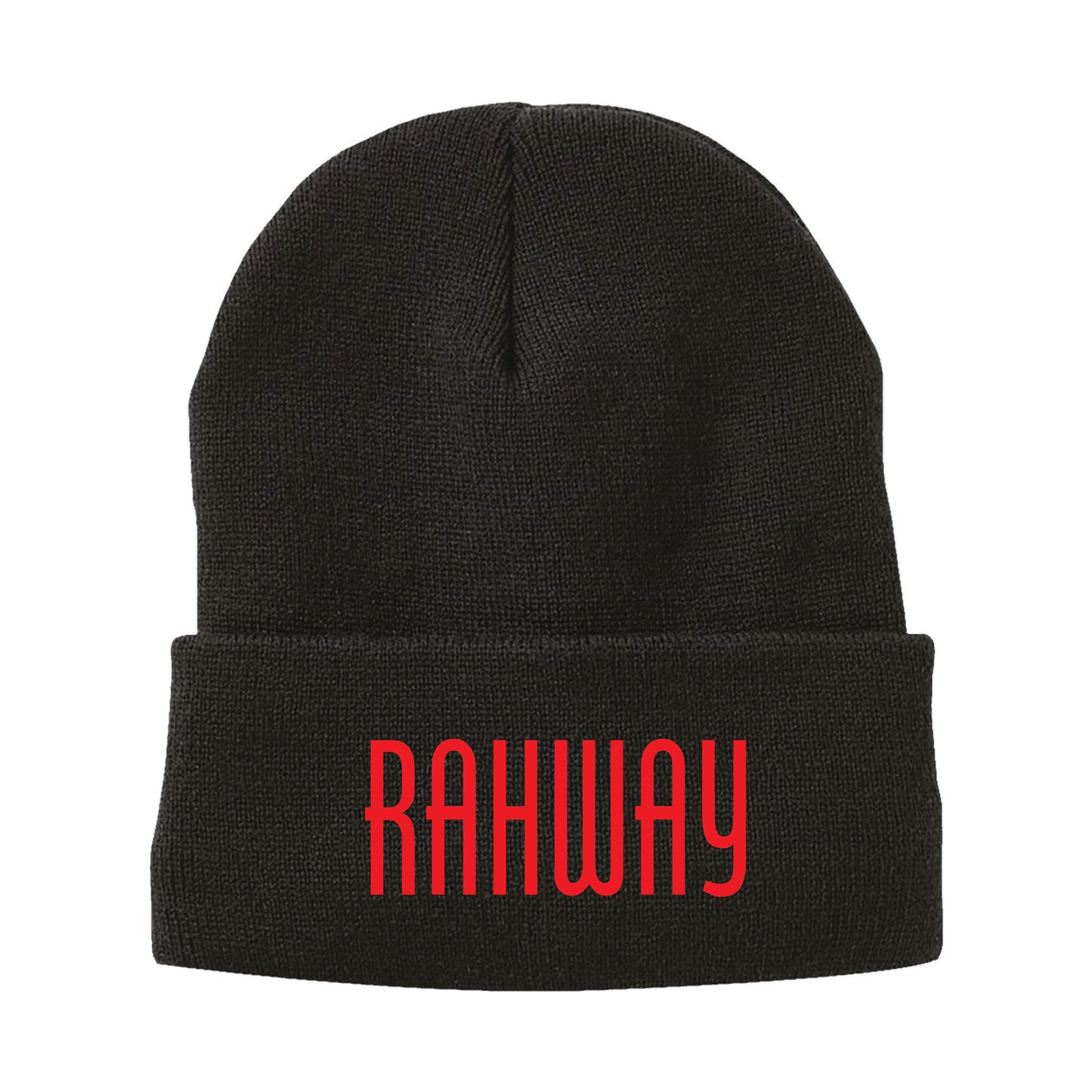 Rahway Cuffed Black Beanie